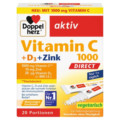 DOPPELHERZ Vitamin C 1000+D3+Zink DIRECT Pellets