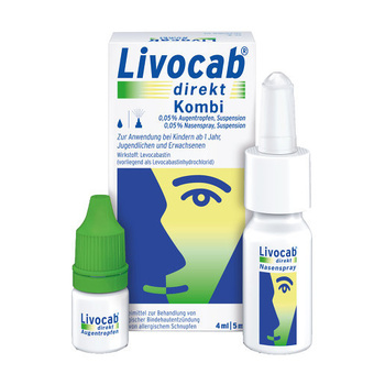 LIVOCAB direkt Kombi 4 ml Augentr.+5 ml Nasenspray
