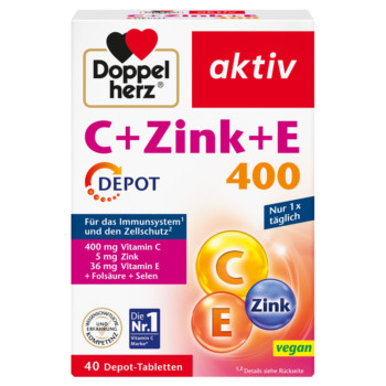 DOPPELHERZ C+Zink+E Depot Tabletten
