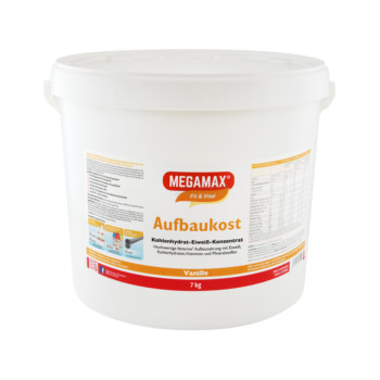 MEGAMAX Aufbaukost Vanille Pulver