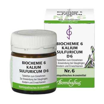BIOCHEMIE 6 Kalium sulfuricum D 6 Tabletten