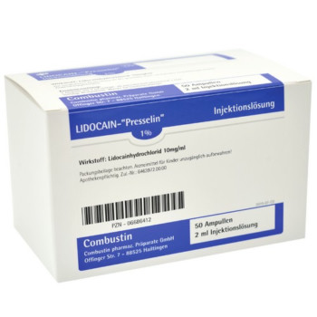 LIDOCAIN PRESSELIN 1% Injektionslösung