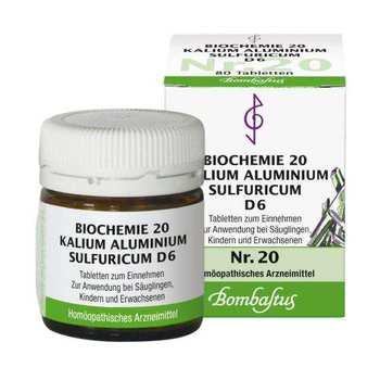BIOCHEMIE 20 Kalium aluminium sulfuricum D 6 Tabl.