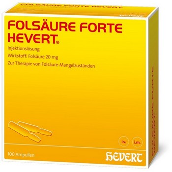 Folsäure forte Hevert Ampullen 100 St.