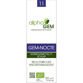 AlphaGem GC 11 GEM-NOCTE biologisches Knospenmazerat