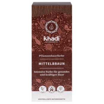 Khadi Haarfarbe Mittelbraun