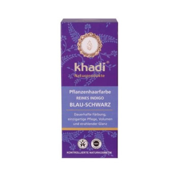 Khadi Haarfarbe Indigo Schwarz