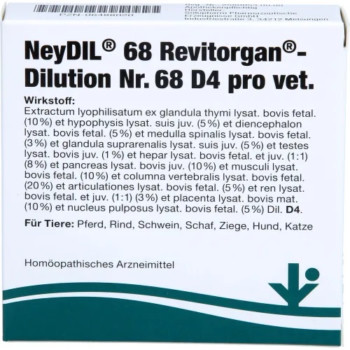 NEYDIL Nr.68 Revitorgan Dil.D 4 pro Ampullen vet.
