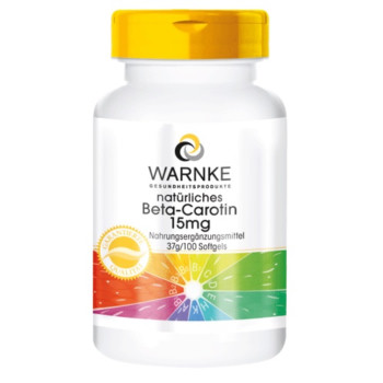 BETA CAROTIN KAPSELN 15 mg natürlich