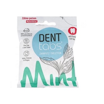 DENTTABS Zahnputztabletten stevia-mint