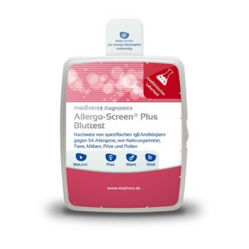 ALLERGO SCREEN Bluttest Nahrungsmittel plus