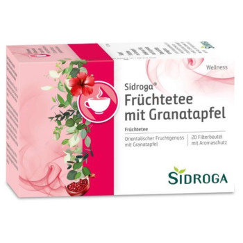SIDROGA Wellness Früchtetee m.Granatapfel Filterb.