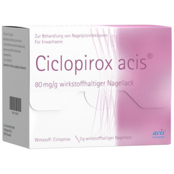 CICLOPIROX acis 80 mg/g wirkstoffhalt.Nagellack