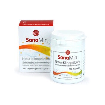 SANAMIN Natur-Klinoptiolith magensaftres.Hartkaps.