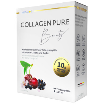 COLLAGEN PURE Beauty 10 g Kollagen hochdos.Gold