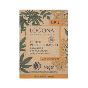 LOGONA Festes Pflege Shampoo Bio-Hanf&Bio-Holunder