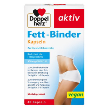 DOPPELHERZ Fett-Binder Kapseln
