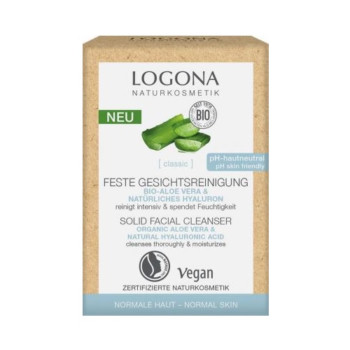 LOGONA CLASSIC feste Gesichtsrein.Bio-Aloe V.&Hyal