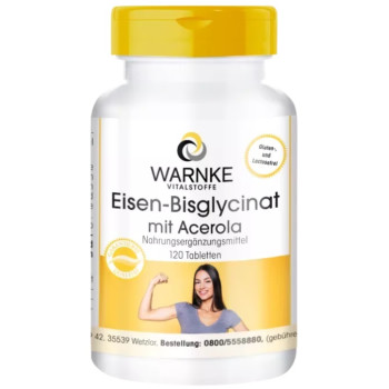 EISEN-BISGLYCINAT mit Acerola Tabletten