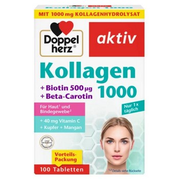 DOPPELHERZ Kollagen 1000 Tabletten