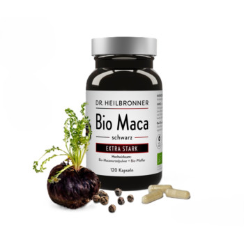DR.HEILBRONNER Bio Maca schwarz extra stark Kaps.
