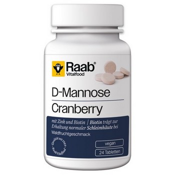 RAAB Vitalfood D-Mannose-Cranberry Lutschtabletten