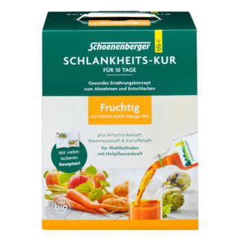 SCHLANKHEITSKUR Möhre-Mango Bio Schoenenberger