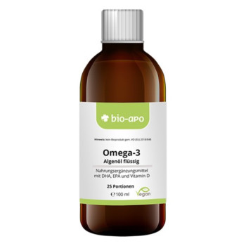 BIO-APO Omega-3 Algenöl flüssig