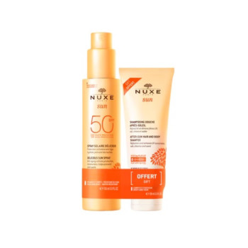 NUXE Sun Set Sonnenspray LSF 50 gratis Duschshamp.