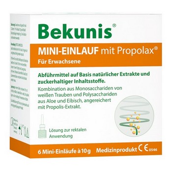 BEKUNIS Mini-Einlauf mit Propolax Klistiere