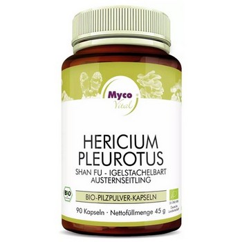 HERICIUM PLEUROTUS Bio Pilzpulver-Kapseln