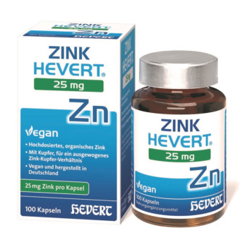 ZINK HEVERT 25 mg Kapseln