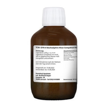 TCM Gyn 4 Wechseljahre Hitze